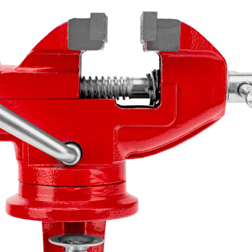 Тиски слесарные, 80 мм, настольные, поворотные, c наковальней MTX по ценам производителя в Краснодаре с доставкой по всей России
