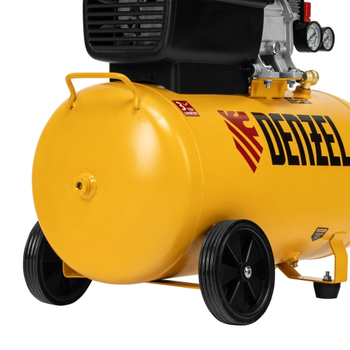 Компрессор воздушный, прямой привод DC1500/50, 1.5 кВт, 50 литров, 220 л/мин Denzel по ценам производителя в Краснодаре с доставкой по всей России