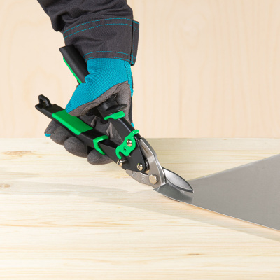 Ножницы по металлу "Piranha", 250 мм, прямой и правый рез, сталь СrMo, двухкомпонентные рукоятки Gross по ценам производителя в Краснодаре с доставкой по всей России