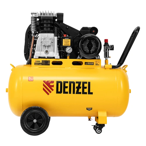 Компрессор воздушный рем. привод BCI 2200/100, 2,2 кВт, 100 литров, 420 л/мин Denzel по ценам производителя в Краснодаре с доставкой по всей России