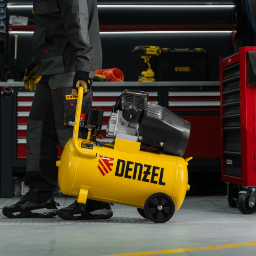 Компрессор воздушный прям. привод DCV1800/50, 1,8 кВт, 50 литров, 320 л/мин Denzel по ценам производителя в Краснодаре с доставкой по всей России