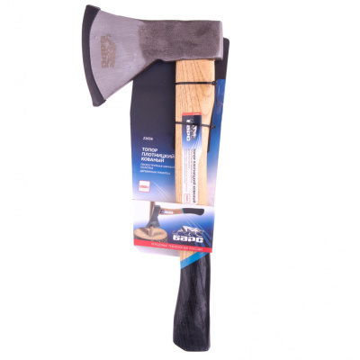 Топор плотницкий, кованый, деревянная рукоятка, 1000 г, пескоструйное покрытие полотна Барс по ценам производителя в Краснодаре с доставкой по всей России