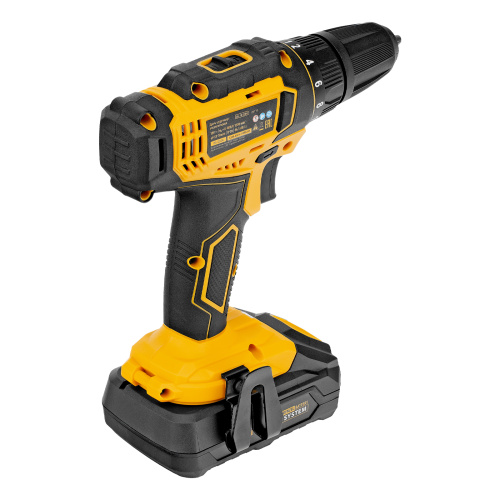 Дрель-шуруповерт аккумуляторная CDL-18-02BM, Li-Ion, 18 В, 2 аккумулятор Denzel по ценам производителя в Краснодаре с доставкой по всей России