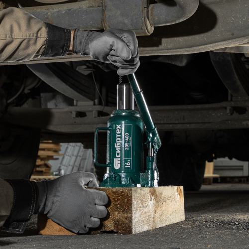 Домкрат гидравлический бутылочный, 16 т, 205-400 мм Сибртех по ценам производителя в Краснодаре с доставкой по всей России