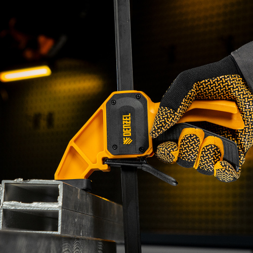 Струбцина F-образная, быстрозажимная, 300 х 80 мм, усиленный нейлоновый корпус Denzel по ценам производителя в Краснодаре с доставкой по всей России