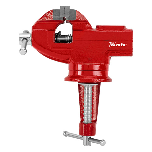 Тиски слесарные, 50 мм, настольные, поворотные, c наковальней MTX по ценам производителя в Краснодаре с доставкой по всей России