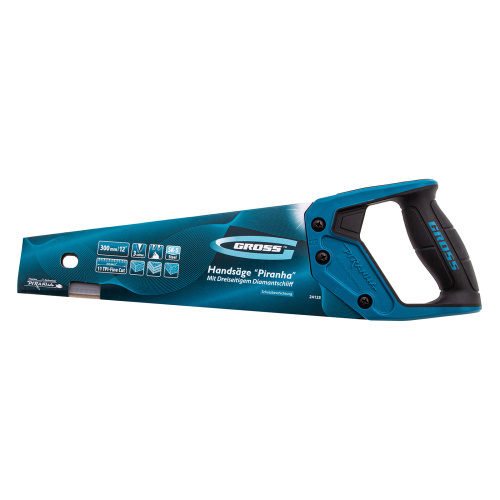 Ножовка по дереву "PIRANHA", 300 мм, 11 TPI, 3D-зуб, тефлоновое покрытие полотна, двухкомпонентная рукоятка Gross по ценам производителя в Краснодаре с доставкой по всей России