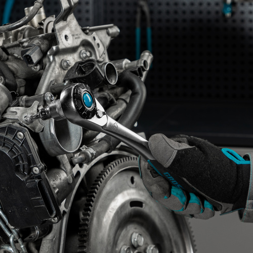 Набор торцевых головок, трещотка 120 зубьев, 1/2", CrV, 36 предметов Gross по ценам производителя в Краснодаре с доставкой по всей России