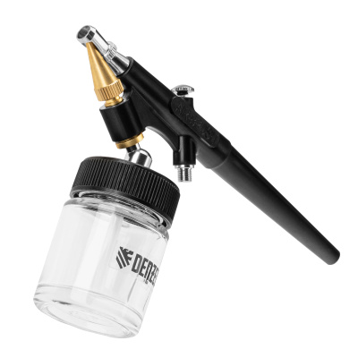 Аэрограф с нижним бачком AB2, 0,8 мм, 22 мл, 11 л/мин Denzel по ценам производителя в Краснодаре с доставкой по всей России