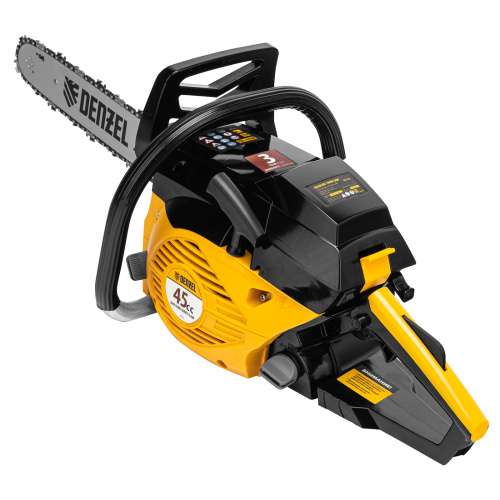 Пила цепная бензиновая DGS-4516, шина 40 см, 45 см3, 3 л.с, шаг 3/8, паз 1.3 мм, 57 звеньев Denzel по ценам производителя в Краснодаре с доставкой по всей России