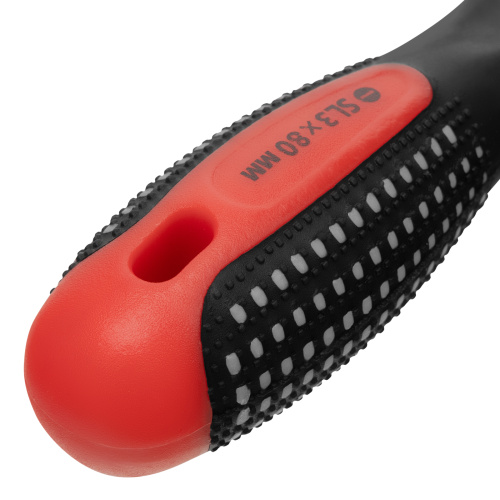 Отвертка Fusion, SL3 х 80 мм, CrV, трехкомпонентная рукоятка "Anti slip" Matrix по ценам производителя в Краснодаре с доставкой по всей России