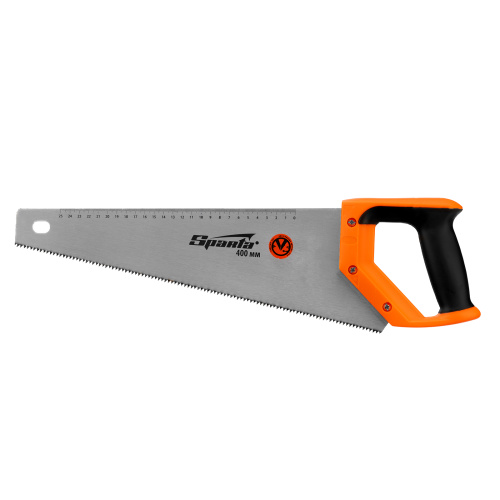 Ножовка по дереву, 400 мм, 7-8 TPI, зуб 2D, каленый зуб, двухкомпонентная рукоятка Sparta по ценам производителя в Краснодаре с доставкой по всей России