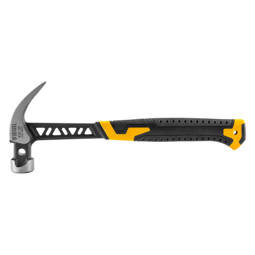 Молоток-гвоздодер 450 г, цельнокованый,боек с магнитом, двухкомп. обрезин. рук-ка Denzel по ценам производителя в Краснодаре с доставкой по всей России