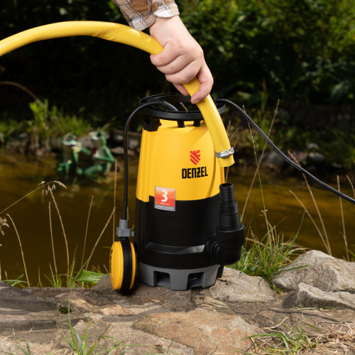 Дренажный насос для чистой и грязной воды DP900S, 900 Вт, напор 9 м, 18000 л/ч Denzel по ценам производителя в Краснодаре с доставкой по всей России