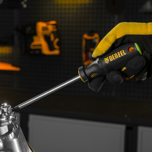 Отвертка PZ3x150 мм, CrV, трехкомпонентная рукоятка Denzel по ценам производителя в Краснодаре с доставкой по всей России