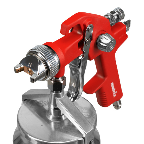 Краскораспылитель HVLP пневмат. с нижним бачком V= 1 л, сопло диаметром 1.4 мм Matrix по ценам производителя в Краснодаре с доставкой по всей России