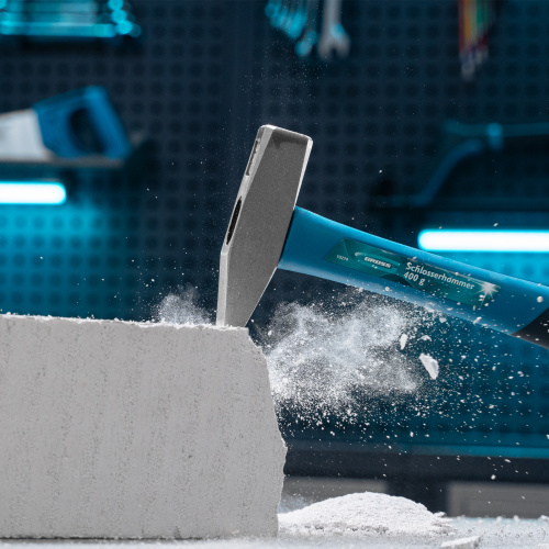 Молоток слесарный, 400 г, квадратный боек, фибергласовая обрезиненная рукоятка Gross по ценам производителя в Краснодаре с доставкой по всей России