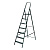 Стремянка 7 ступеней, компактная, стальная Сибртех по ценам производителя в Краснодаре с доставкой по всей России