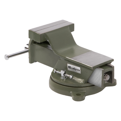 Тиски слесарные, 100 мм, стальные, поворотные Сибртех по ценам производителя в Краснодаре с доставкой по всей России