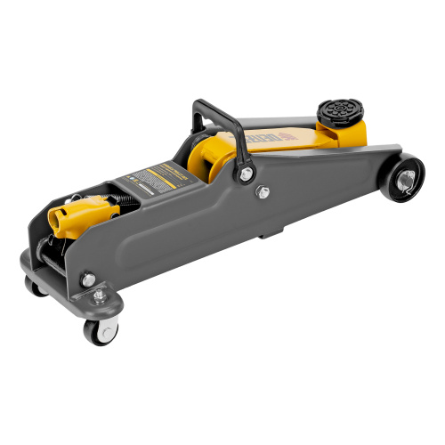 Домкрат гидравлический подкатной, 2 т, 135-385 мм, в пласт. кейсе Denzel по ценам производителя в Краснодаре с доставкой по всей России