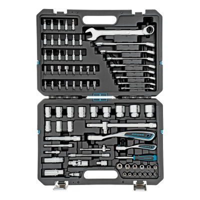 Набор инструментов, 1/4", 1/2", CrV, 120 зубьев, 82 предмета Gross по ценам производителя в Краснодаре с доставкой по всей России