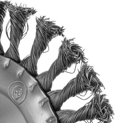 Щетка для УШМ 150 мм, М14, плоская, крученая проволока 0.35 мм Matrix по ценам производителя в Краснодаре с доставкой по всей России