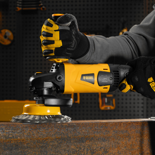 Машина шлифовальная угловая AG150-1500, 1500 Вт, 150 мм, 8500 об/мин Denzel по ценам производителя в Краснодаре с доставкой по всей России