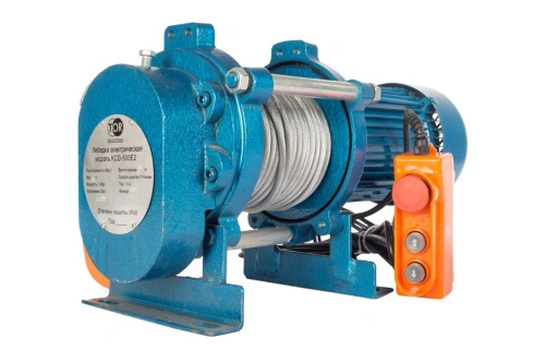 Лебедка электрическая  500 кг  30 м с канатом 220 В TOR KCD (T) по ценам производителя в Краснодаре с доставкой по всей России