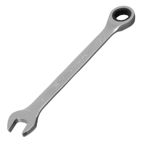 Ключ комбинированный трещоточный, 16 мм, CrV, зеркальный хром Matrix Professional по ценам производителя в Краснодаре с доставкой по всей России