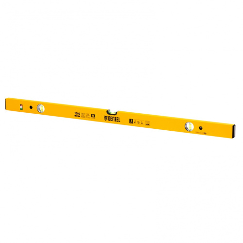 Уровень алюминиевый, 1000 мм, фрезерованный, 3 глазка Denzel по ценам производителя в Краснодаре с доставкой по всей России