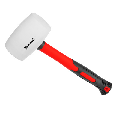 Киянка резиновая, 450 г, белая резина, фибергласовая рукоятка Matrix по ценам производителя в Краснодаре с доставкой по всей России