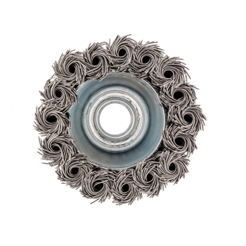 Щетка для УШМ, 65 мм, М14, "чашка", крученая проволока 0.5 мм Сибртех по ценам производителя в Краснодаре с доставкой по всей России