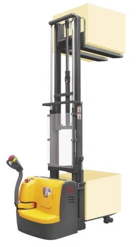 Штабелер самоходный 1,5 т 2,5 м XILIN CDDR15S двухуровневый (сопровождаемый) 24/240 В/Ач по ценам производителя в Краснодаре с доставкой по всей России