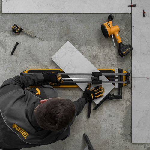 Плиткорез 800х14мм, цельнометал. напр., каретка на подш., стальная станина, рукоятка-пенал Denzel по ценам производителя в Краснодаре с доставкой по всей России