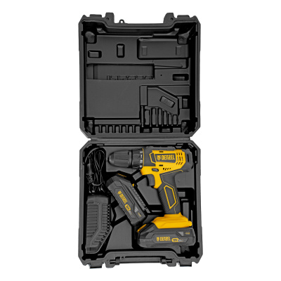 Дрель-шуруповерт аккумуляторная CDL-18-02BM, Li-Ion, 18 В, 2 аккумулятор Denzel по ценам производителя в Краснодаре с доставкой по всей России