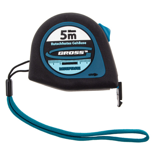 Рулетка "Ergonomisch",5 м x 25 мм,магнитный обрезиненный зацеп Gross по ценам производителя в Краснодаре с доставкой по всей России