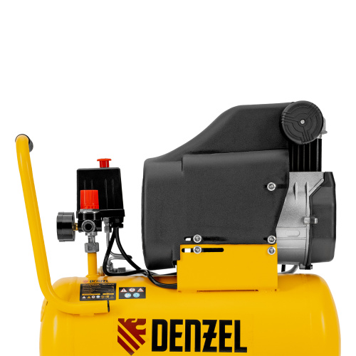 Компрессор воздушный DLC1300/24 безмасляный 1.3 кВт, 24 литра, 206 л/мин Denzel по ценам производителя в Краснодаре с доставкой по всей России