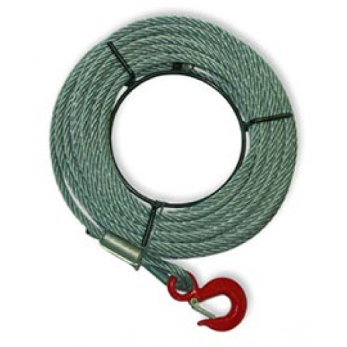 Трос с крюком для лебедки, КК HWG, GR, HWV, VS 25 м 6,0 мм 0,5 т по ценам производителя в Краснодаре с доставкой по всей России
