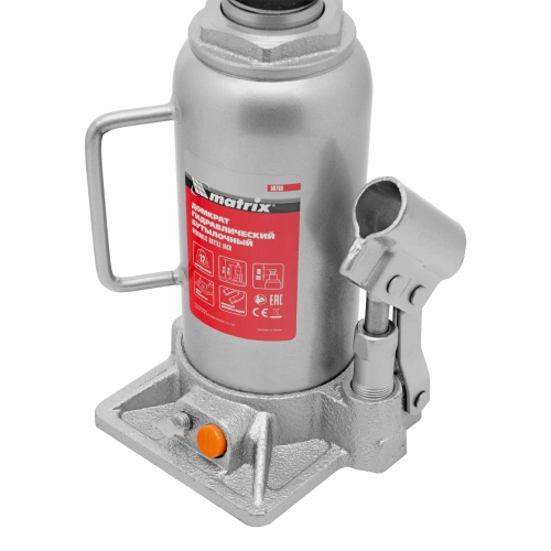 Домкрат гидравлический бутылочный, 12 т, h подъема 230-465 мм Matrix по ценам производителя в Краснодаре с доставкой по всей России