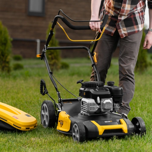 Газонокосилка бензиновая GLR-510SP-ZS, 171 см3, ширина 51 см, привод, травосборник 65 л Denzel по ценам производителя в Краснодаре с доставкой по всей России