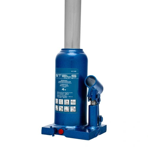 Домкрат гидравлический бутылочный телескопический, 4 т, h подъема 190-480 мм Stels по ценам производителя в Краснодаре с доставкой по всей России