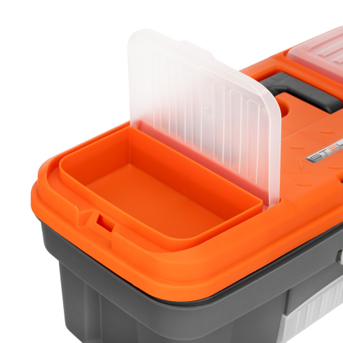 Ящик для инструмента с мет. замками 16", 410х210x175 мм Stels по ценам производителя в Краснодаре с доставкой по всей России