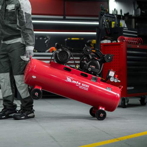 Компрессор воздушный ременный привод КР2500/80, 2,5 кВт, 80 литров, 420 л/мин МТХ по ценам производителя в Краснодаре с доставкой по всей России