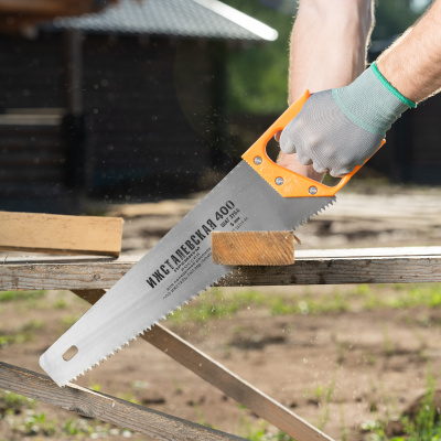 Ножовка по дереву, 400 мм, шаг зубьев 5 мм, пластиковая рукоятка по ценам производителя в Краснодаре с доставкой по всей России