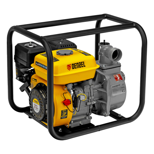 Мотопомпа бензиновая для чистой воды PX-50, 7 л.с, 2", 600 л/мин, глубина 8 м, напор 30 м Denzel по ценам производителя в Краснодаре с доставкой по всей России