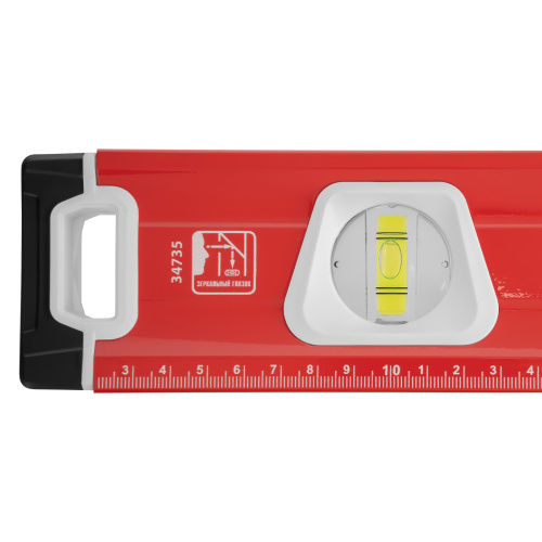 Уровень алюминиевый, магнит, фрезерованный, 3 глазка (1 зеркальный) двухкомпонентные рукоятки, 1500 мм Matrix по ценам производителя в Краснодаре с доставкой по всей России