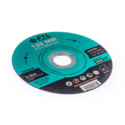 Круг отрезной по нержавеющей стали FTL E-Nox 125 х 0,8 х 22,2 мм A54TBF купить в Москве с доставкой по всей России | ProtosMarket.ru