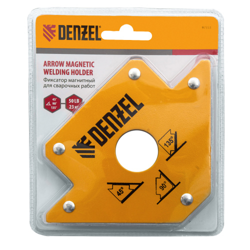 Фиксатор магнитный для сварочных работ, усилие 50 Lb Denzel по ценам производителя в Краснодаре с доставкой по всей России