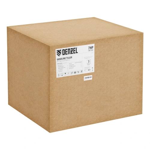 Мотоблок DPT-170S, 7 л.с., ремен.сцеп, фрез 3х4, ШОМ, передачи 2В/1Н Denzel по ценам производителя в Краснодаре с доставкой по всей России
