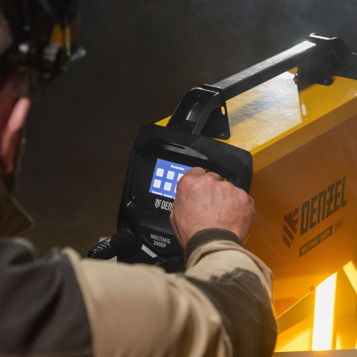 Аппарат инвертор. полуавтомат. сварки MultiMIG-200DP Synergy Double Pulse, 200 А, ПВ 80% Denzel по ценам производителя в Краснодаре с доставкой по всей России